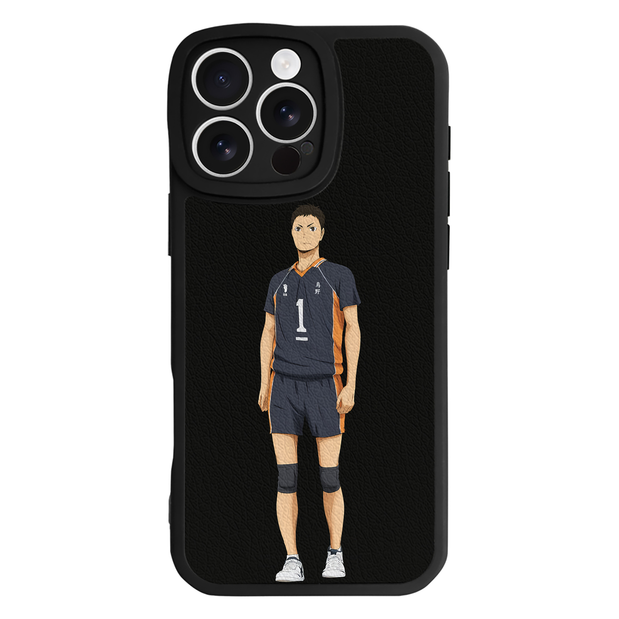 （画像用） ハイキュー!! Haikyu!! 【iPhone 16シリーズ対応】シリコンスマホケース（レザー調） 材質：シリコン